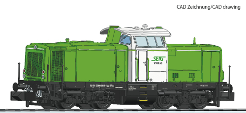 Fleischmann 721213 Diesellokomotive V 100.53 SETG Spur N