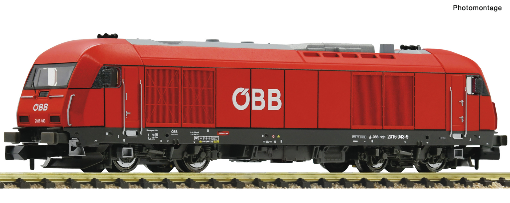 Fleischmann 7360012 Diesellokomotive 2016 043-9 ÖBB Spur N