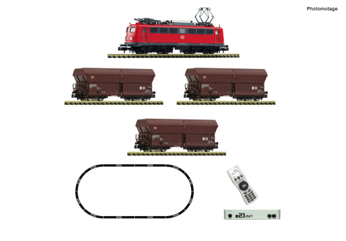Fleischmann 5170002 z21 start Digitalset Elektrolokomotive BR 140 mit Güterzug DB AG Spur N