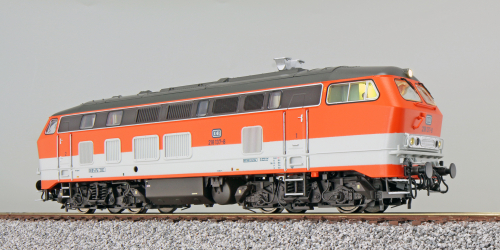 ESU 31014 Diesellok, BR 218, 218 137 Citybahn DB, Orange/ Weiss, Ep IV, Vorbildzustand um 1989, Sound+Rauch, DC/AC Spur H0