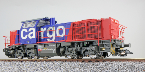 ESU 31305 Diesellok, G1000, Am 842 102-6 SBB Cargo, Rot/Blau, Ep V, Vorbildzustand um 2004, Sound, Rangierkupplung, DC/AC Spur H0