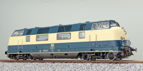 ESU 31338 Diesellok, V200.0, 220 012 DB, ozeanblau/beige, Ep IV, Vorbildzustand um 1975, Sound+Rauch, DC/AC Spur H0