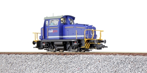 ESU 31447 Diesellok, KG275,  railPro NL, blau, Ep V, Vorbildzustand um 2007, LokSound, Raucherzeuger, Rangierkupplung, DC/AC Spur H0