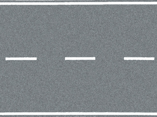NOCH 60709 Landstraße grau, 100 x 6,6 cm H0