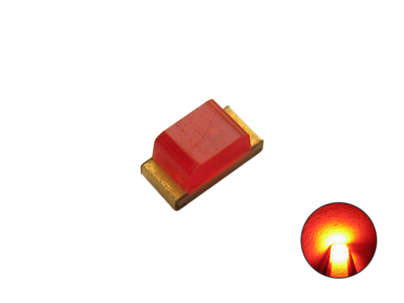 LED SMD 0603 rot diffus eingefärbt