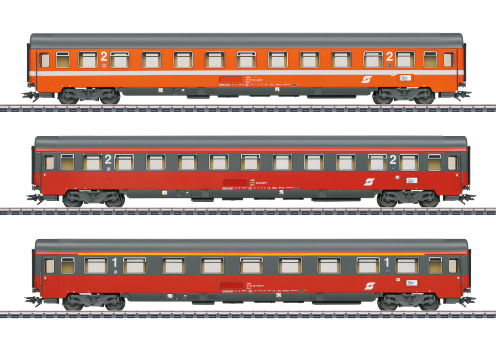 Märklin 042894 Personenwagen-Set2,FD Mozart Spur H0