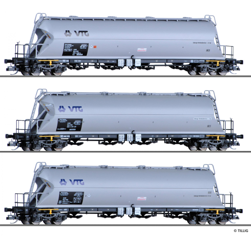 TILLIG 01820 Güterwagenset der VTG Spur TT