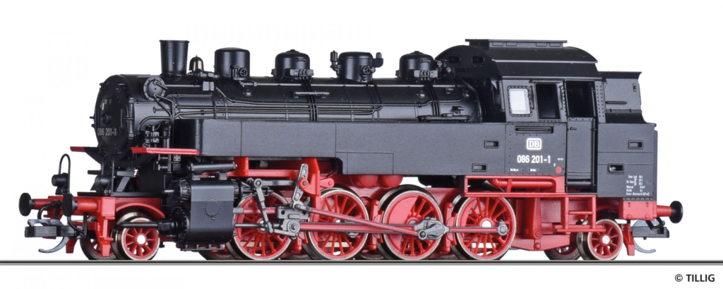 TILLIG 02183 Dampflokomotive der DB Spur TT