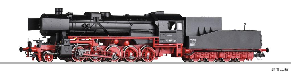 TILLIG 02266 Dampflokomotive der DB Spur TT