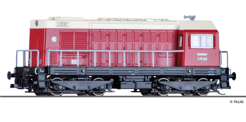 TILLIG 02627 Diesellokomotive der DR Spur TT