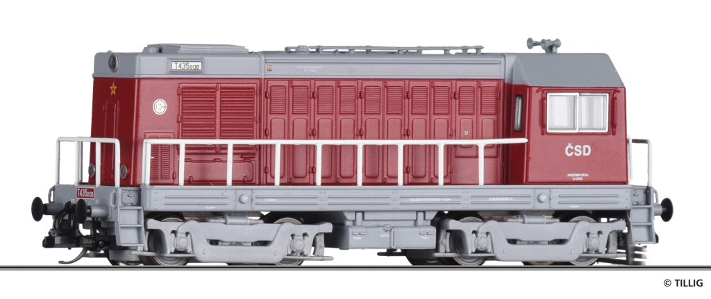 TILLIG 02628 Diesellokomotive der CSD Spur TT