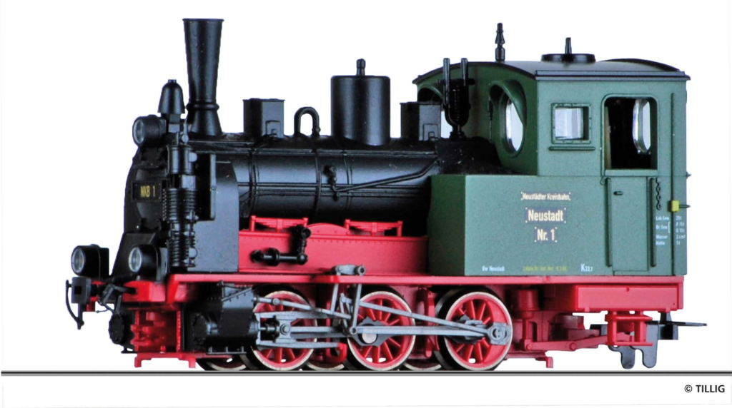 TILLIG 02913 Dampflokomotive der NKB Spur H0m