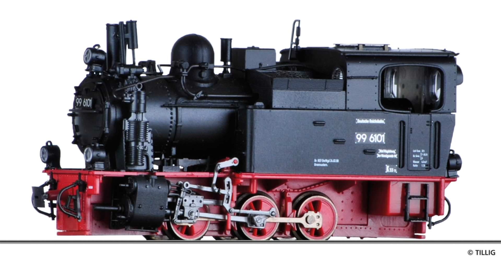 TILLIG 02922 Dampflokomotive der HSB Spur H0m