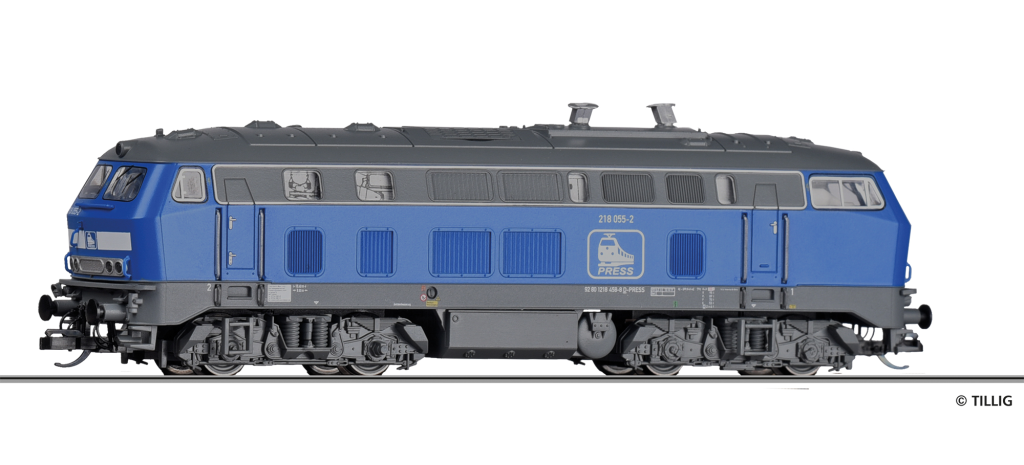 TILLIG 04704 Diesellokomotive der Eisenbahn-Bau- und Betriebsgesellschaft Pressnitztalbahn mbH Spur TT