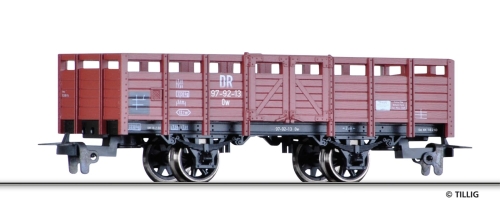 TILLIG 05914 Offener Güterwagen der DR Spur H0e