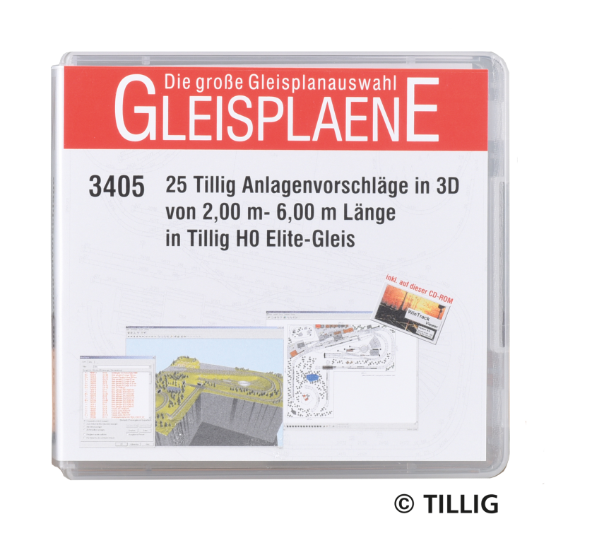 TILLIG 09544 H0-Gleispläne (USB-Stick) Spur H0
