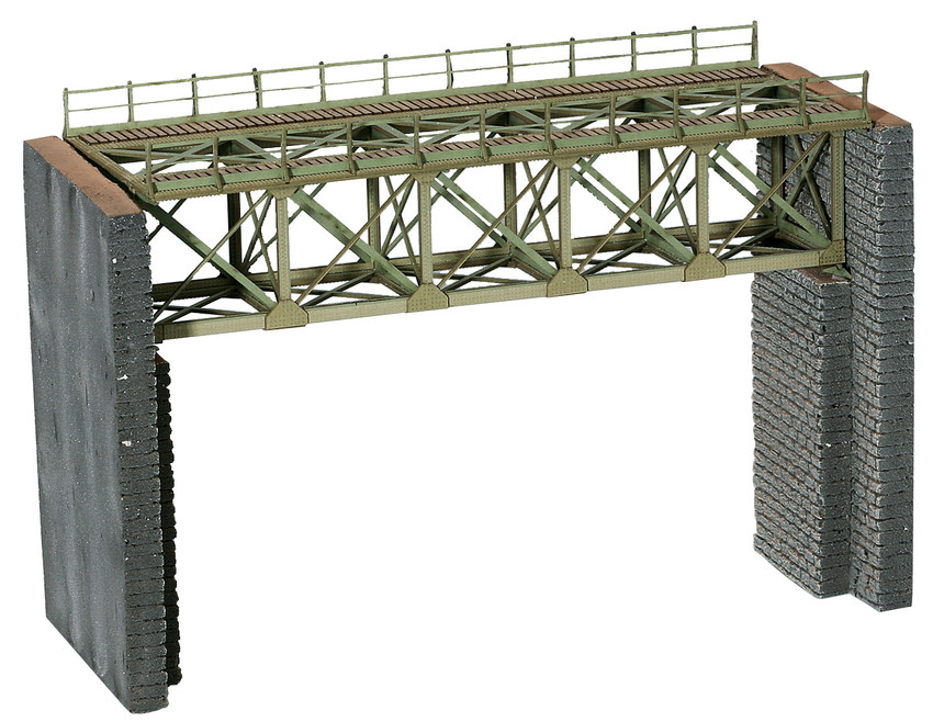 NOCH 67010 Stahlbrücke mit Brückenköpfen H0