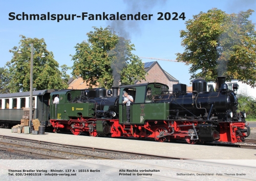 TILLIG 09730 Schmalspur-Fankalender 2024 Spur H0