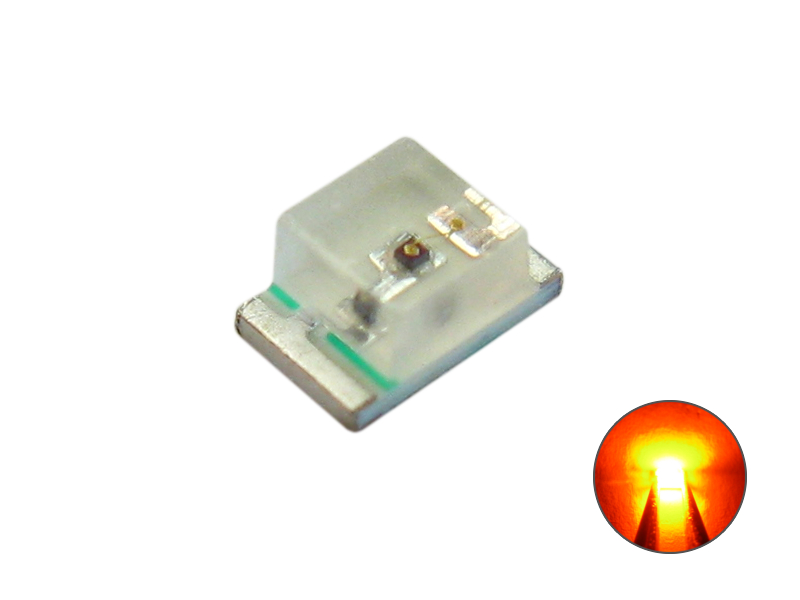 SMD LED 0805 orange klar Elektronik Modellbahn Modellbau Leuchtdiode 50 Stück 