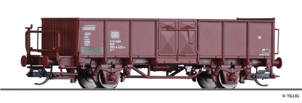 TILLIG 14071 Offener Güterwagen der DB Spur TT