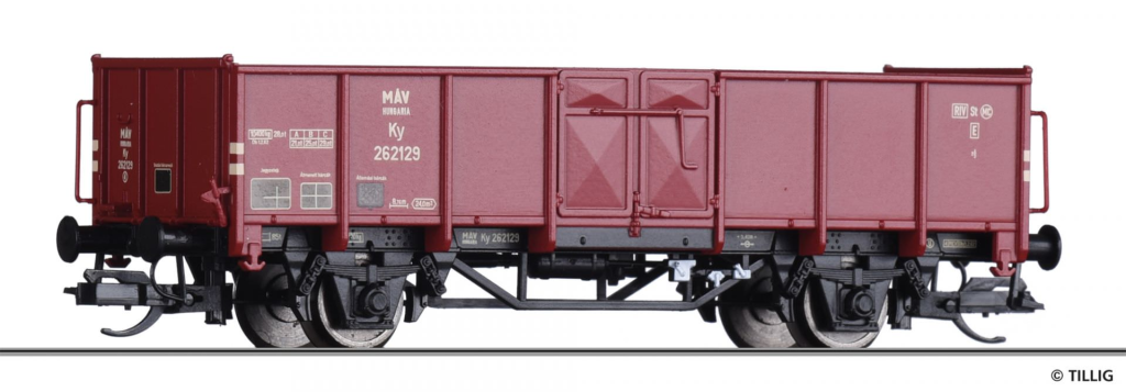 TILLIG 14075 Offener Güterwagen der MAV Spur TT