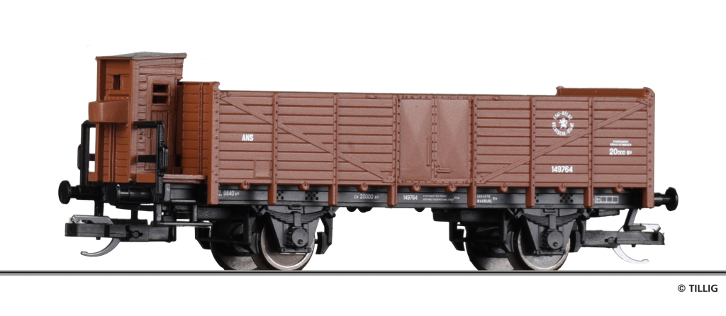 TILLIG 14293 Offener Güterwagen der ETAT-BELGE Spur TT