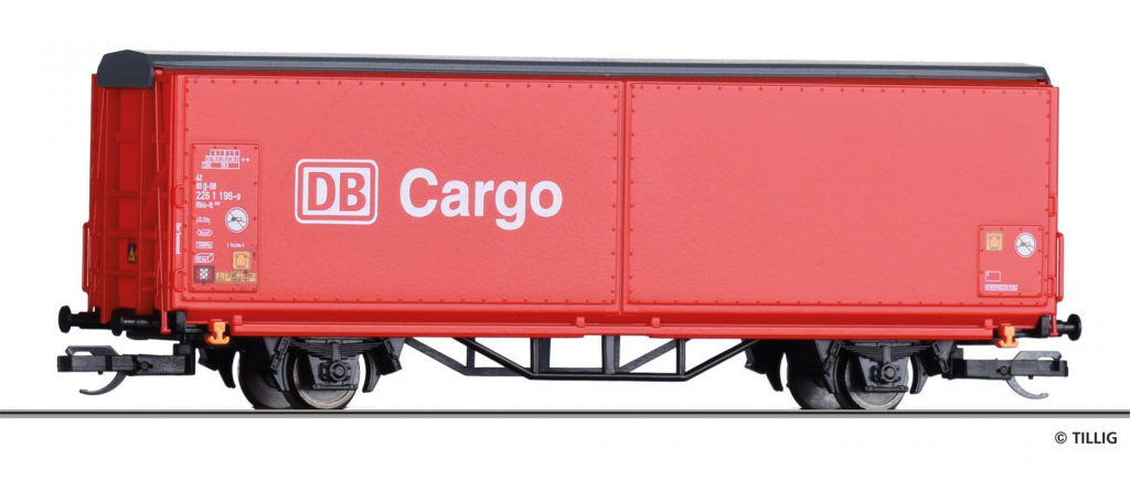 TILLIG 14843 Schiebewandwagen der DB Cargo Spur TT