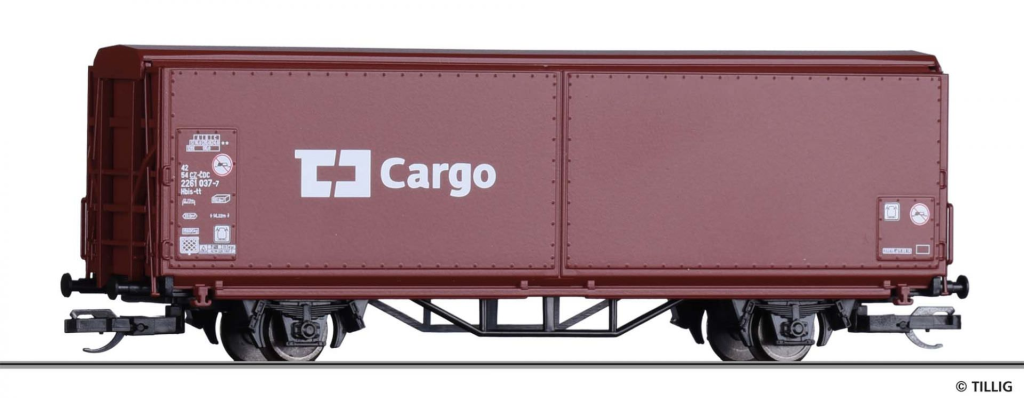 TILLIG 14845 START-Schiebewandwagen der ČD Cargo Spur TT