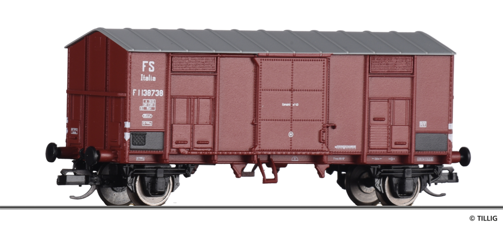 TILLIG 14887 Gedeckter Güterwagen der FS Spur TT