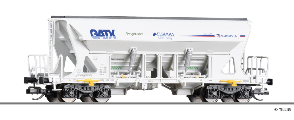 TILLIG 15330 Selbstentladewagen der GATX / Eurovia / Freightliner Spur TT