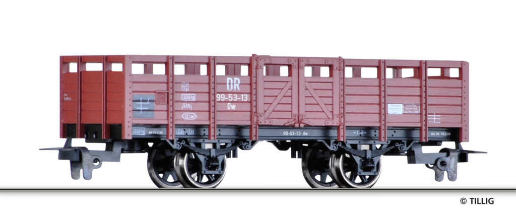 TILLIG 15914 Offener Güterwagen der DR Spur H0m