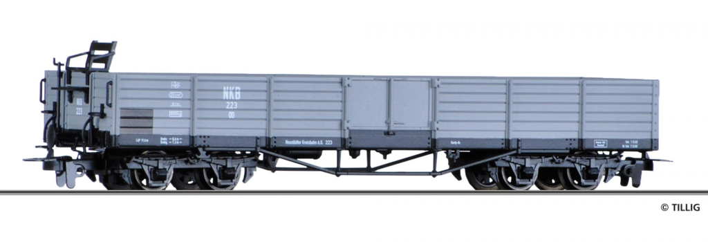 TILLIG 15923 Offener Güterwagen der NKB Spur H0m