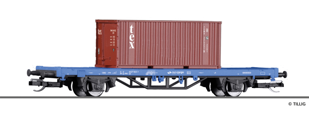 TILLIG 17481 START-Containertragwagen der PKP Cargo Spur TT