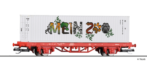TILLIG 17483 START-Containertragwagen „Mein Zoo" Spur TT