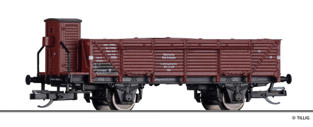 TILLIG 17620 Offener Güterwagen der DRG Spur TT