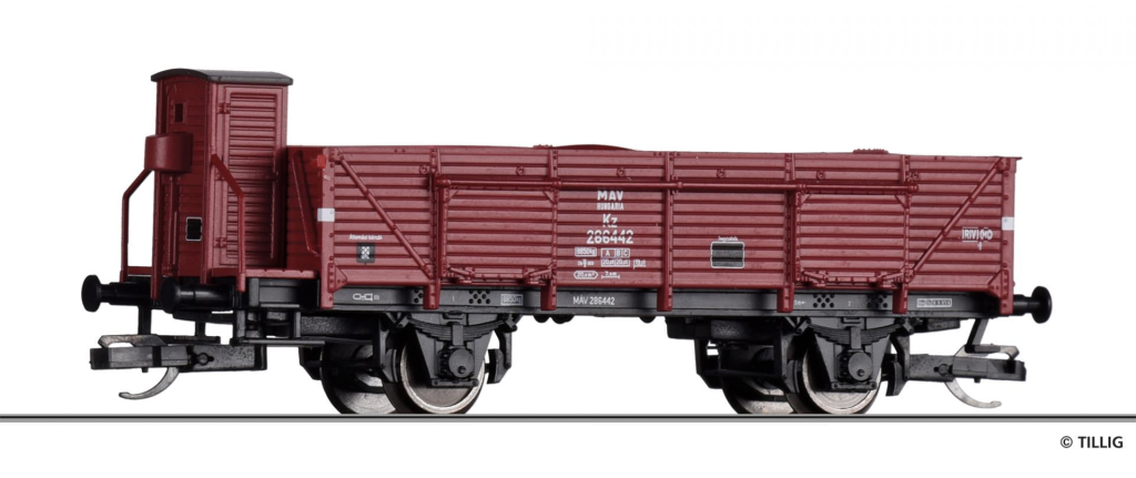 TILLIG 17623 Offener Güterwagen der MAV Spur TT