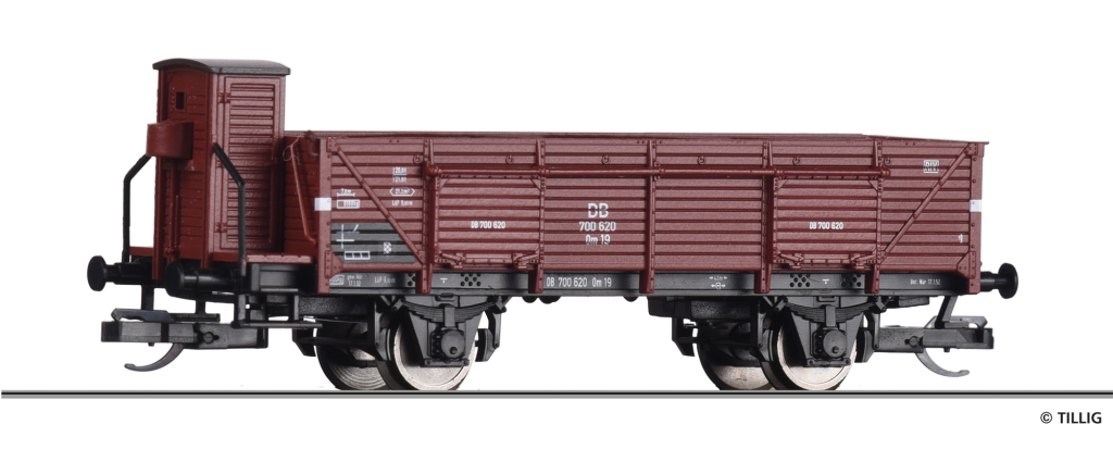 TILLIG 17626 Offener Güterwagen der DB Spur TT