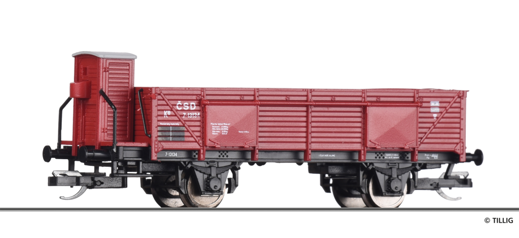 TILLIG 17629 Offener Güterwagen der ČSD Spur TT
