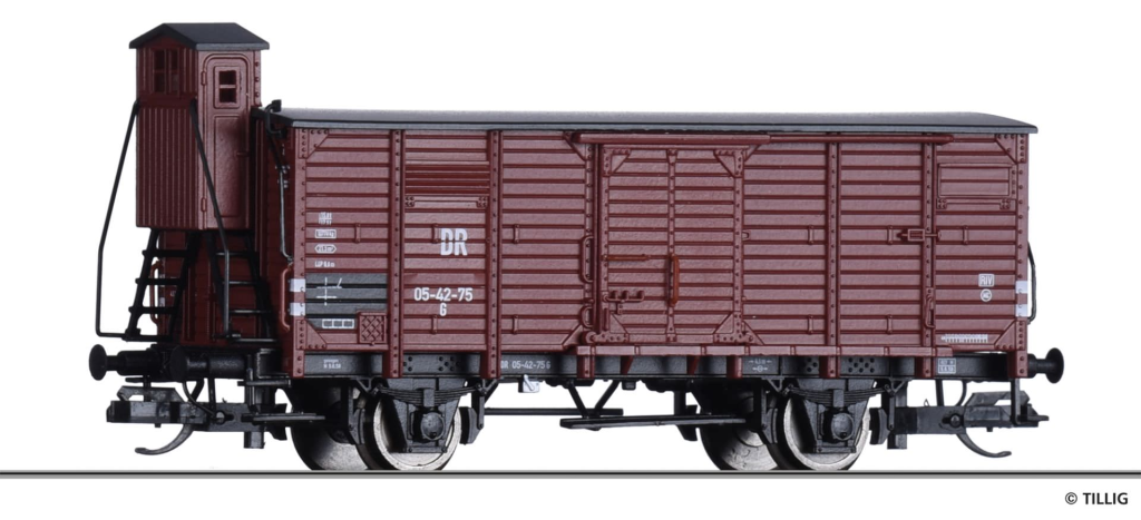 TILLIG 17927 Gedeckter Güterwagen der DR Spur TT