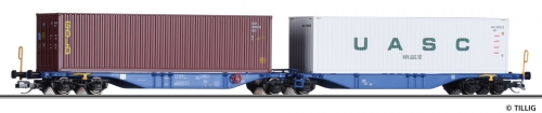 TILLIG 18064 Containertragwagen der NACCO Spur TT