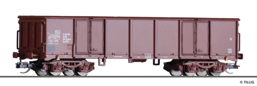TILLIG 18220 Offener Güterwagen der DR Spur TT