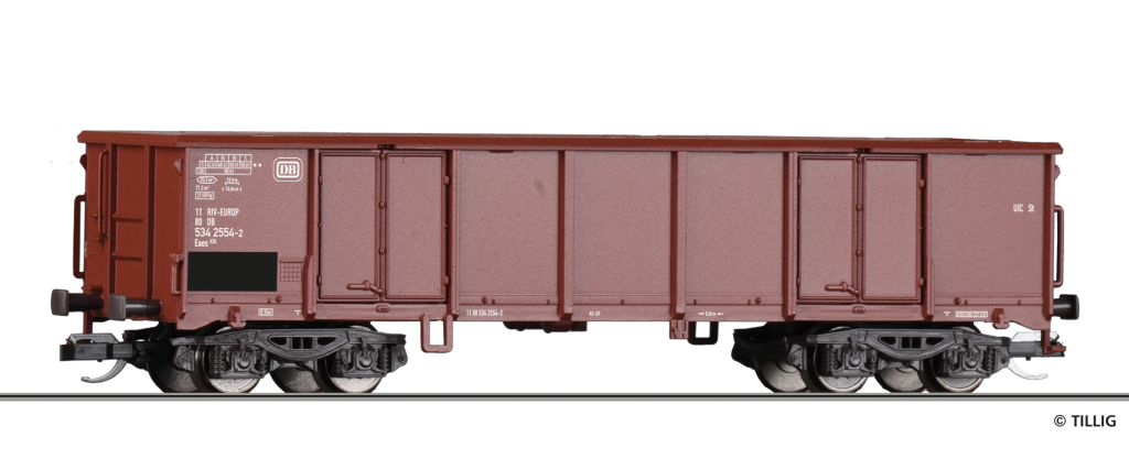 TILLIG 18225 Offener Güterwagen der DB Spur TT