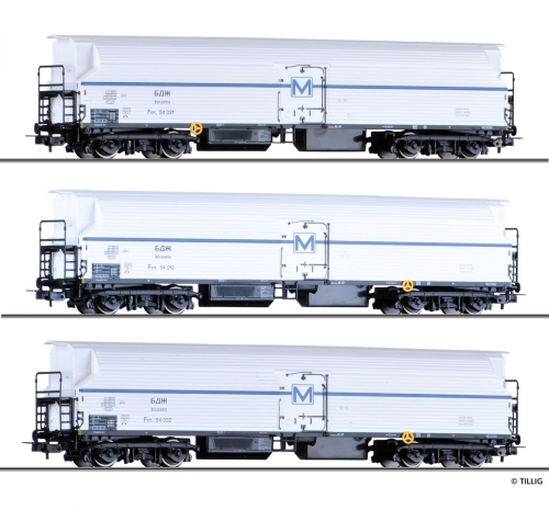 TILLIG 70041 Güterwagenset der BDZ Spur H0