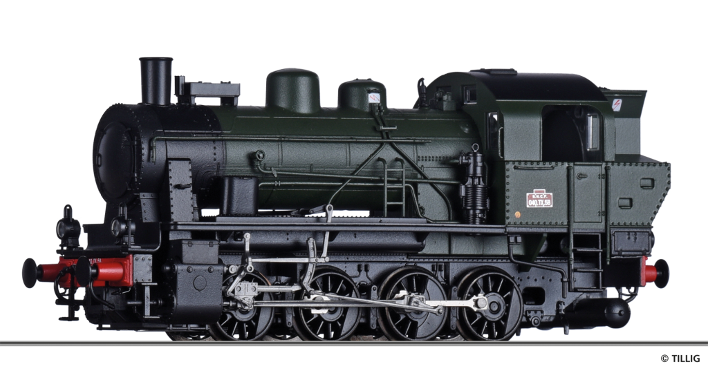 TILLIG 72014 Dampflokomotive der SNCF Spur H0