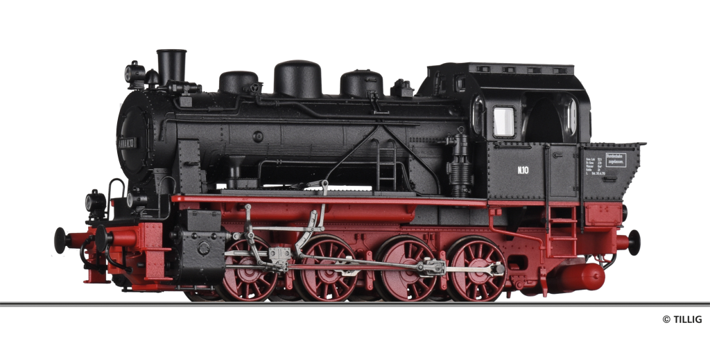 TILLIG 72026 Dampflokomotive Werklok Grube „Anna“ Alsdorf Spur H0