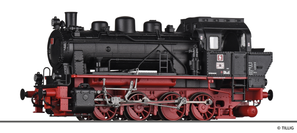 TILLIG 72027 Dampflokomotive Museumslok Dampfbahn Fränkische Schweiz Spur H0