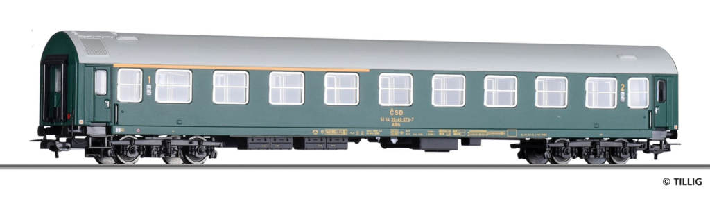 TILLIG 74938 Reisezugwagen der ČSD Spur H0