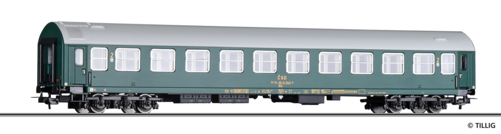 TILLIG 74939 Reisezugwagen der ČSD Spur H0