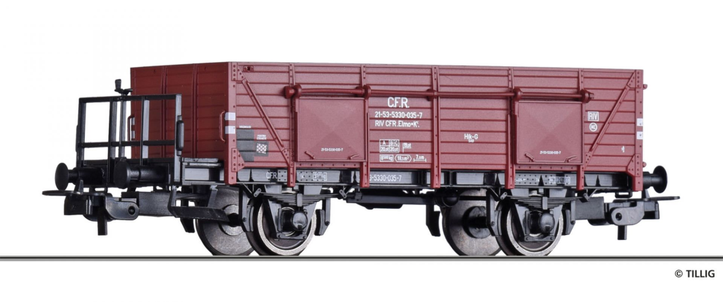 TILLIG 76760 Offener Güterwagen der CFR Spur H0