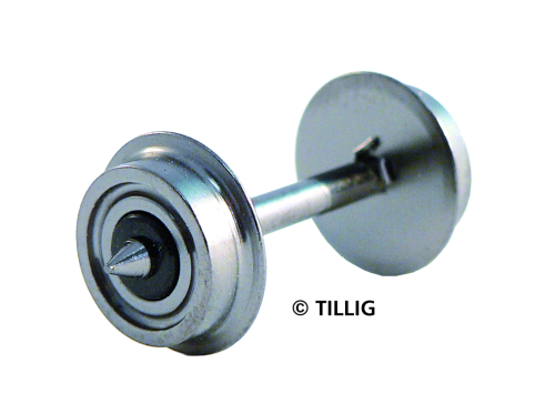 TILLIG 76901 Radsatz für 2-Leiter-Gleichstrombetrieb Spur H0